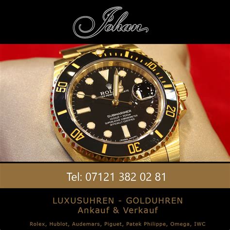 Verkauf von Rolex Luxusuhren .